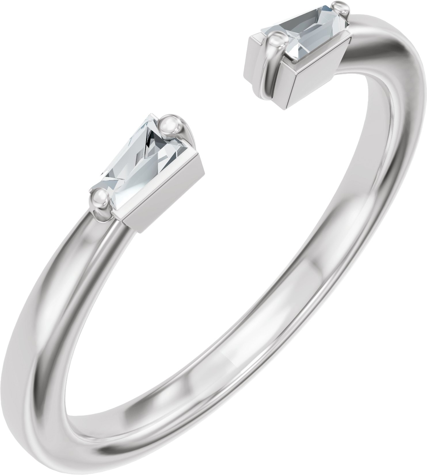 Accented Vintage-Inspired Open Band