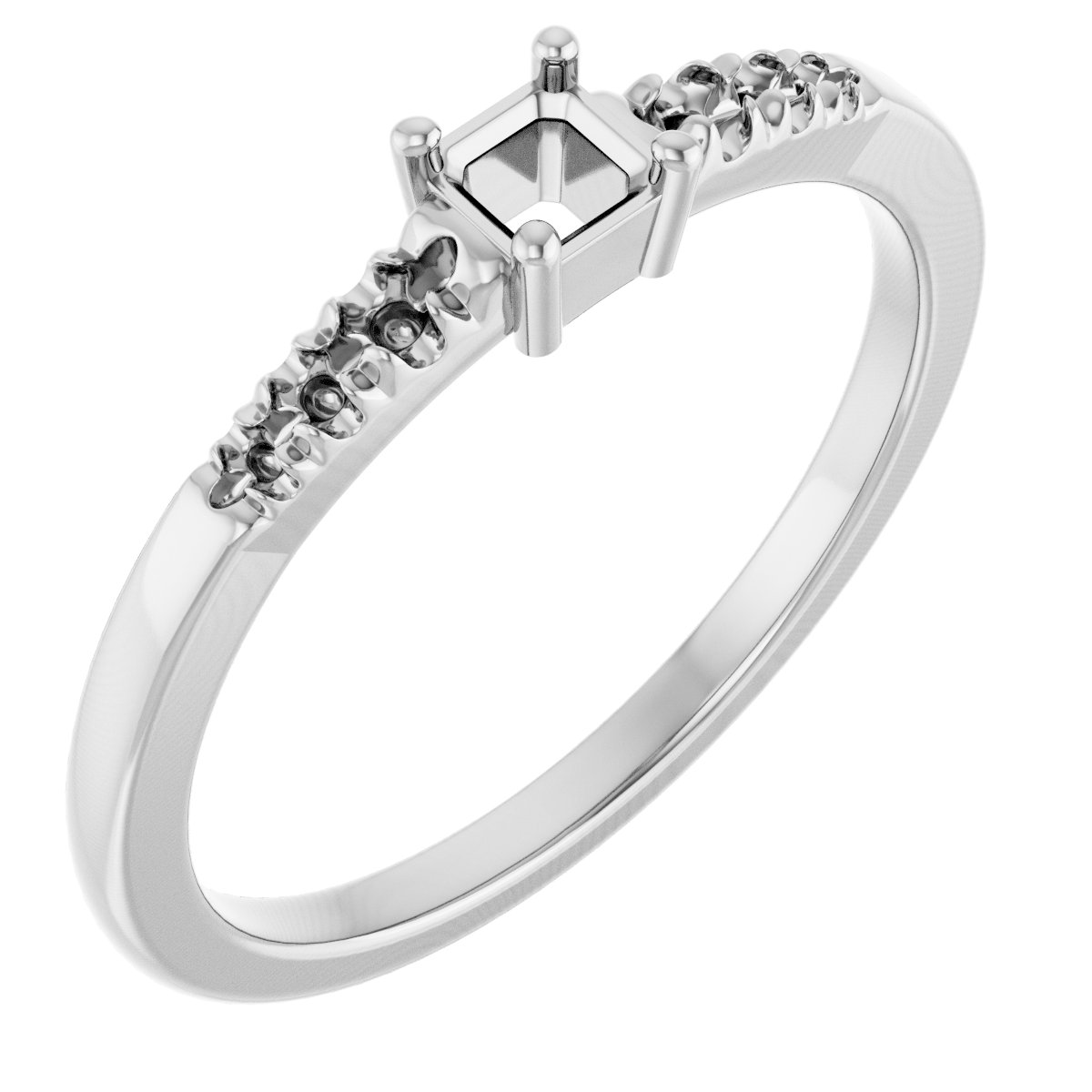 14k White Gold