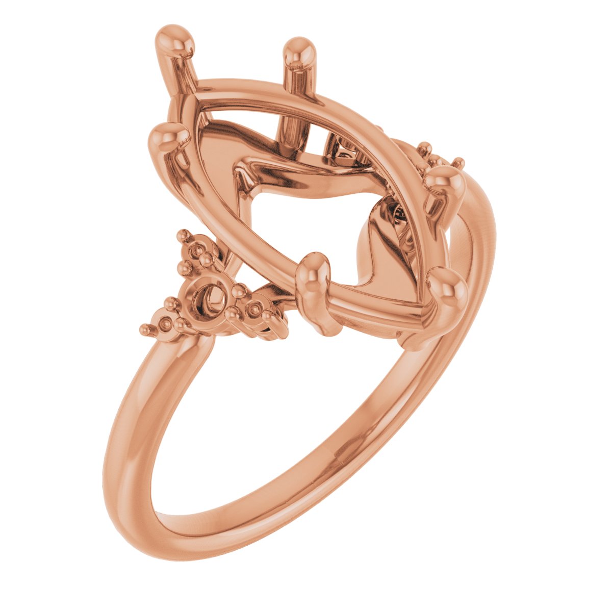 Accented Engagement Ring or Band