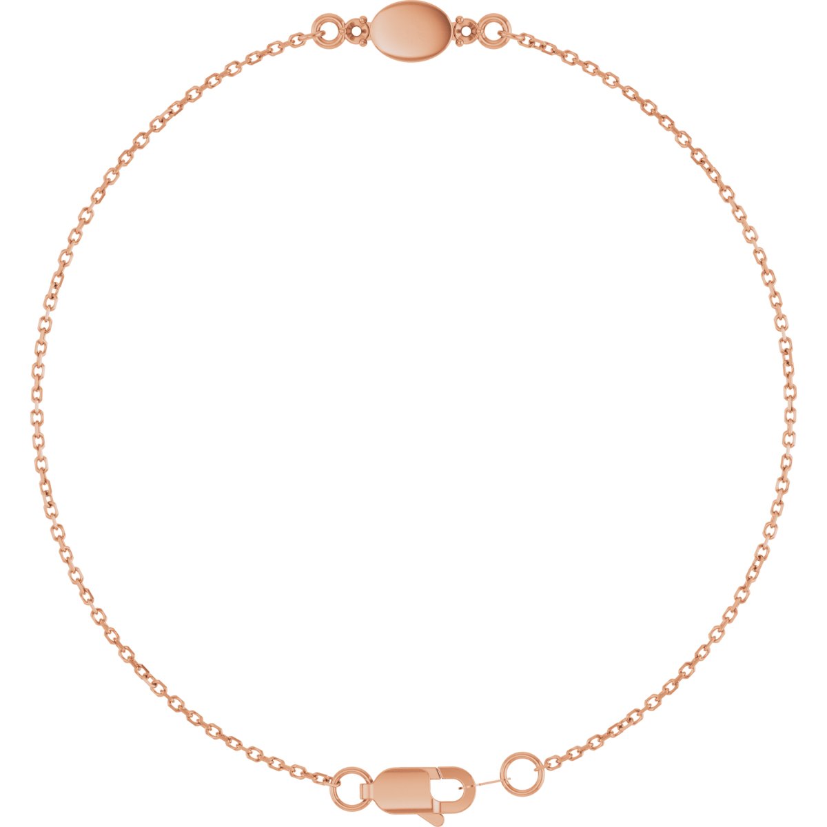 Engravable Accented Bracelet