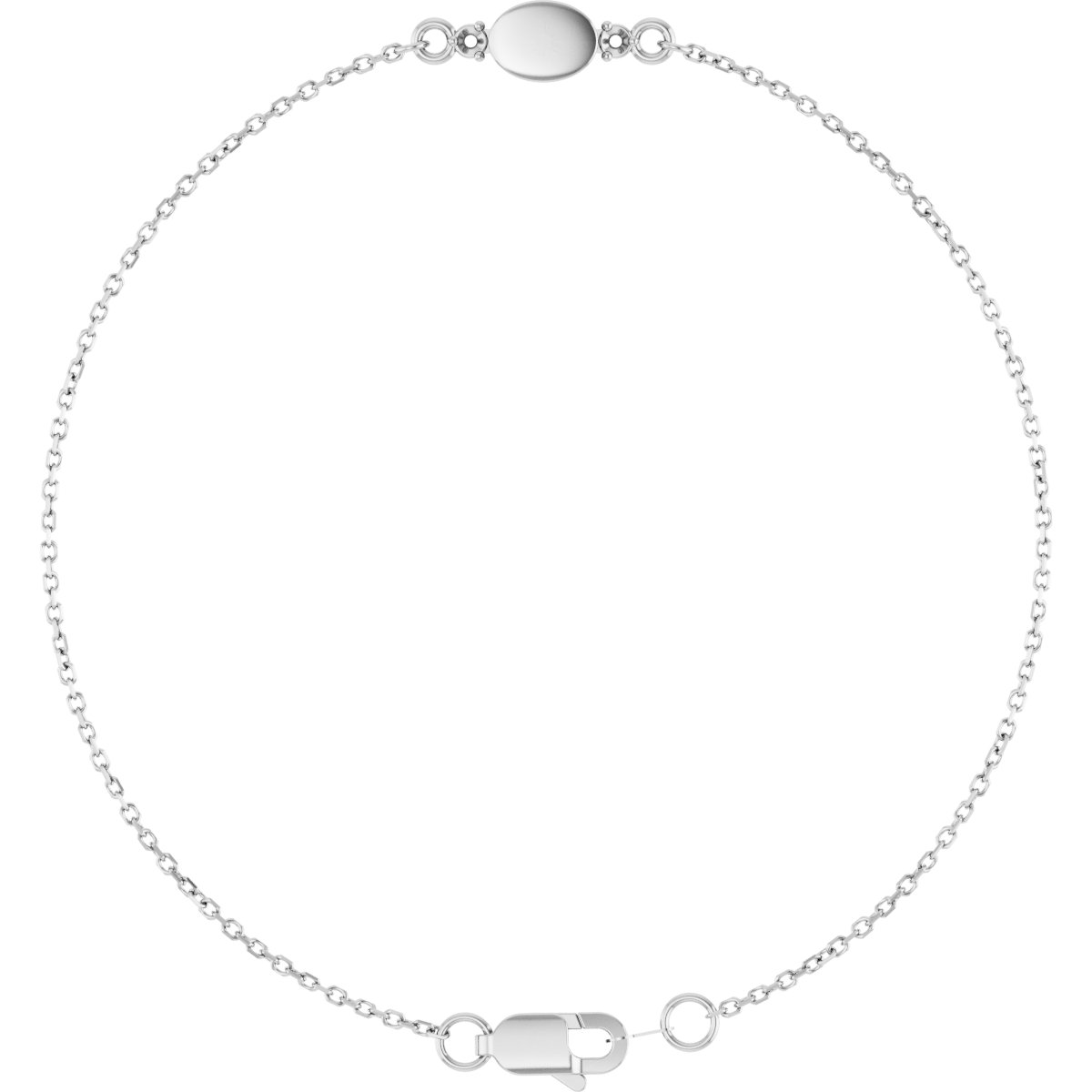 Engravable Accented Bracelet