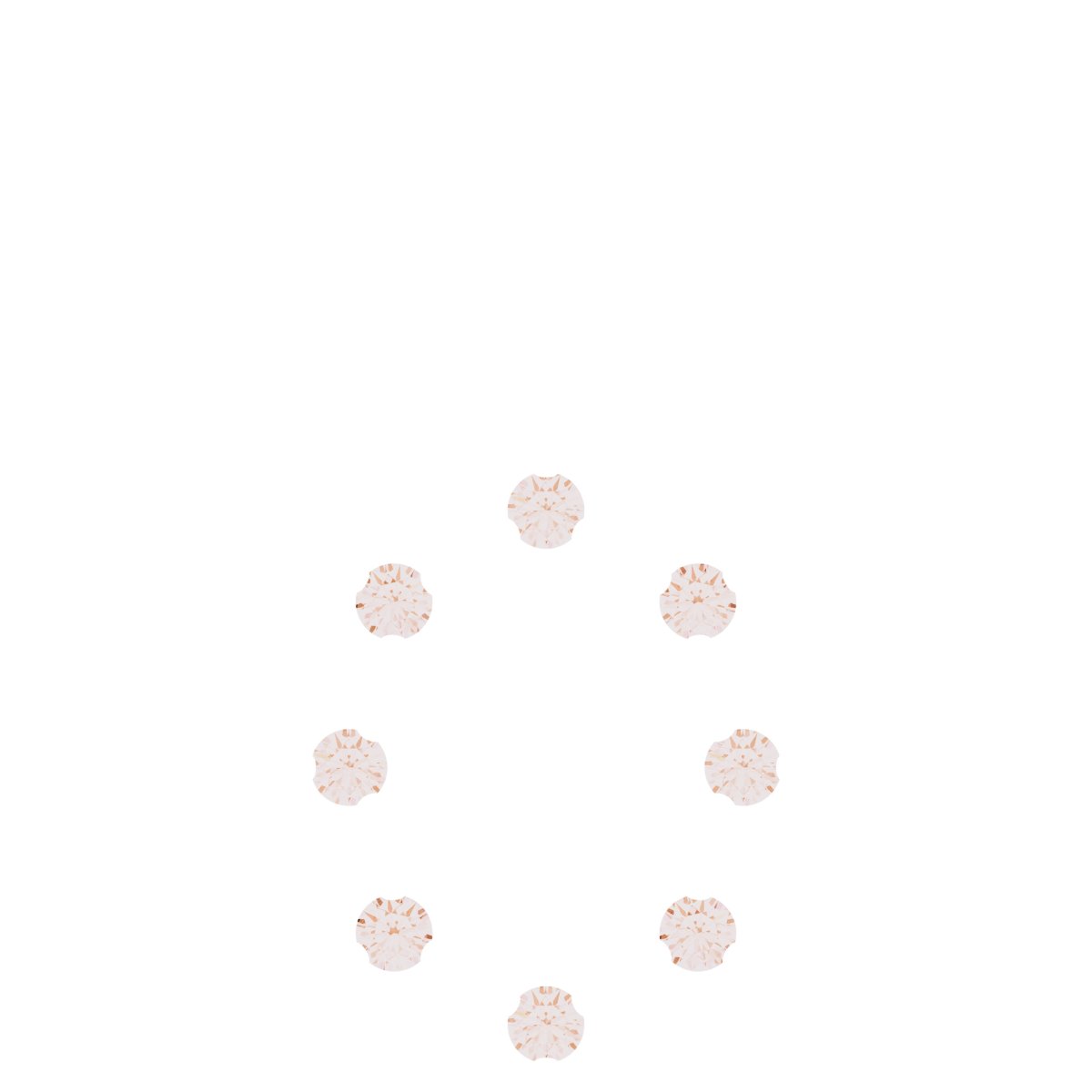 Engravable Accented Pendant/Charm