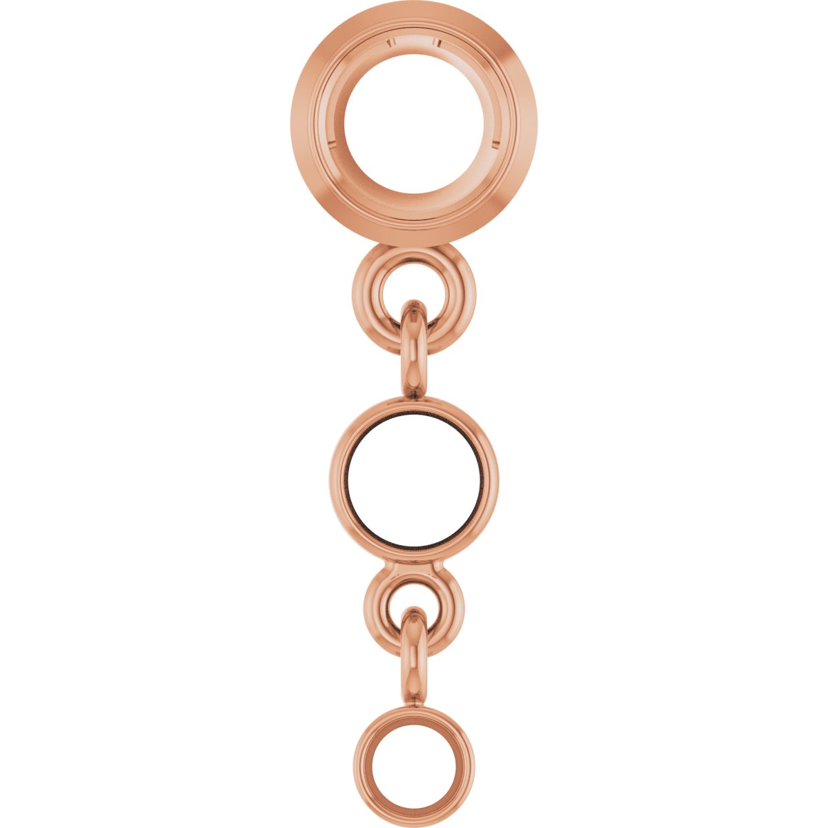 Bezel-Set Graduated Slide Necklace or Pendant