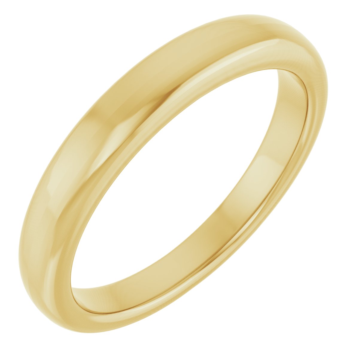 Bezel-Set Solitaire Engagement Ring or Band