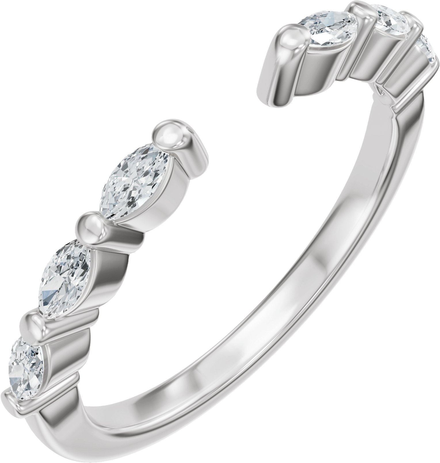 Accented Vintage-Inspired Open Band