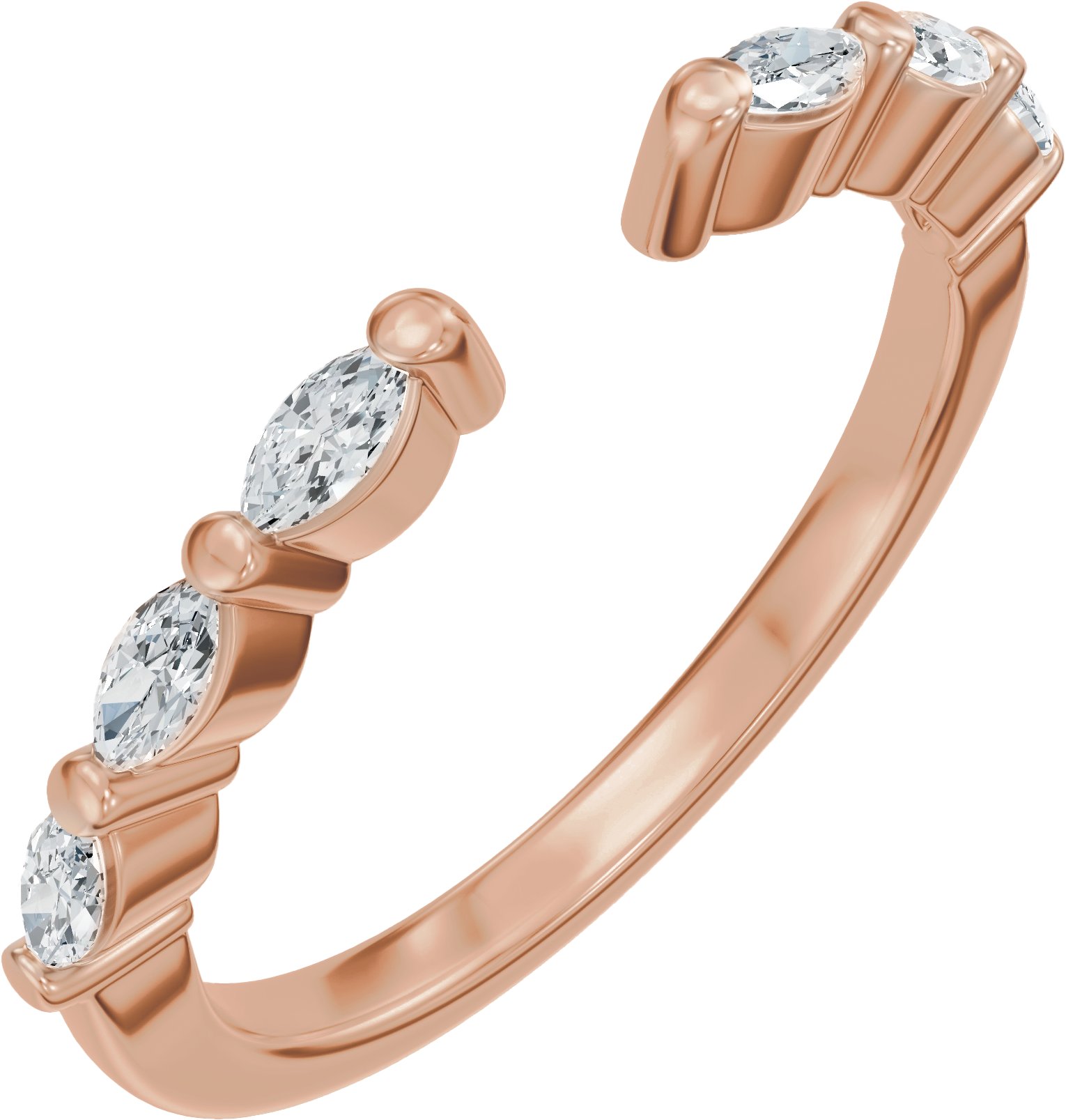 Accented Vintage-Inspired Open Band