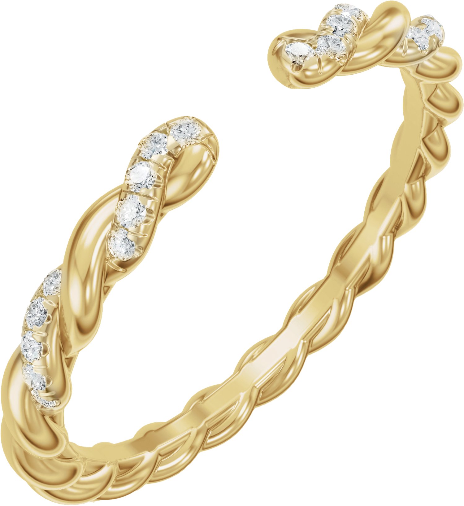 Accented Rope Open Band