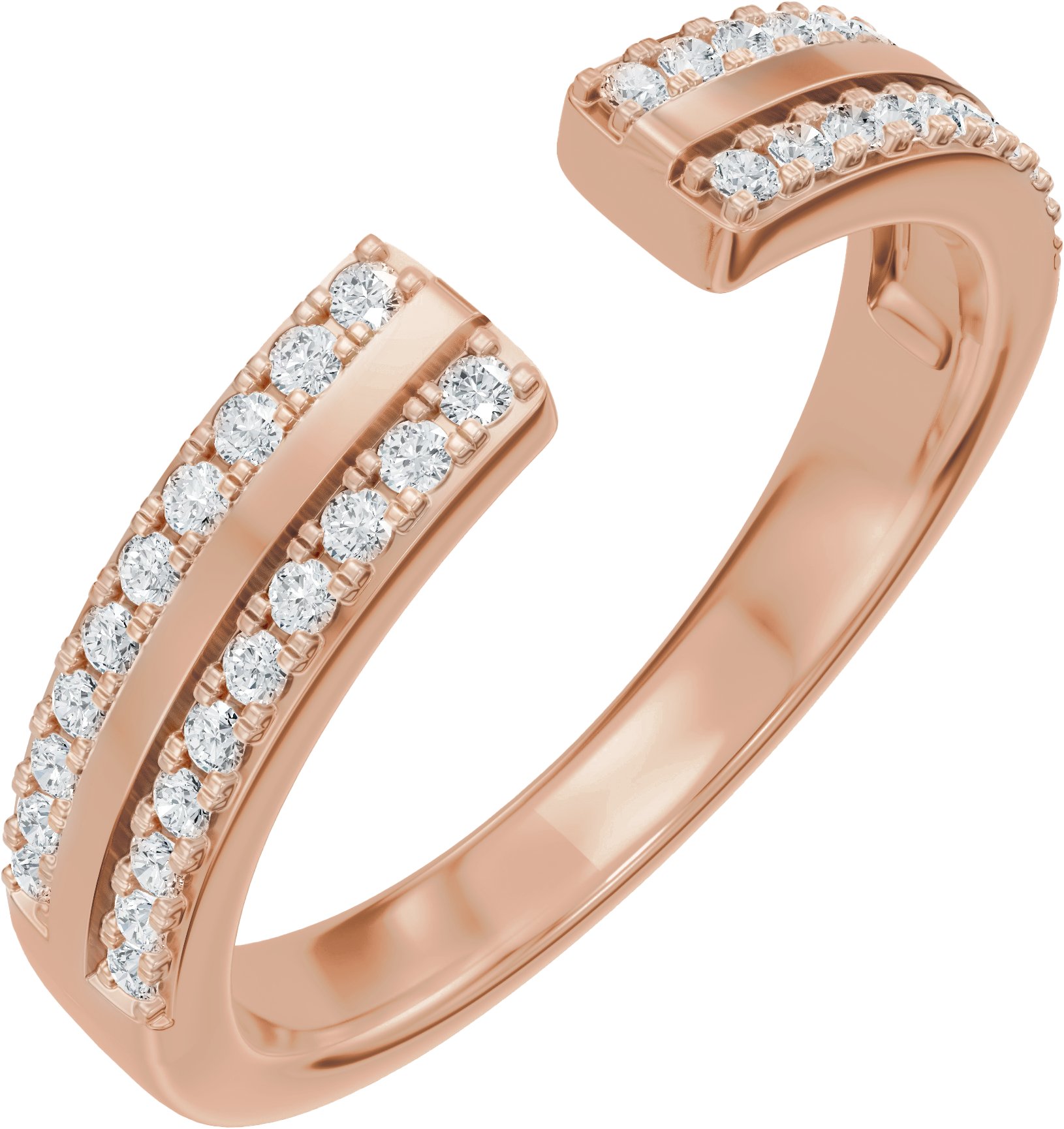 French-Set Accented Open Band