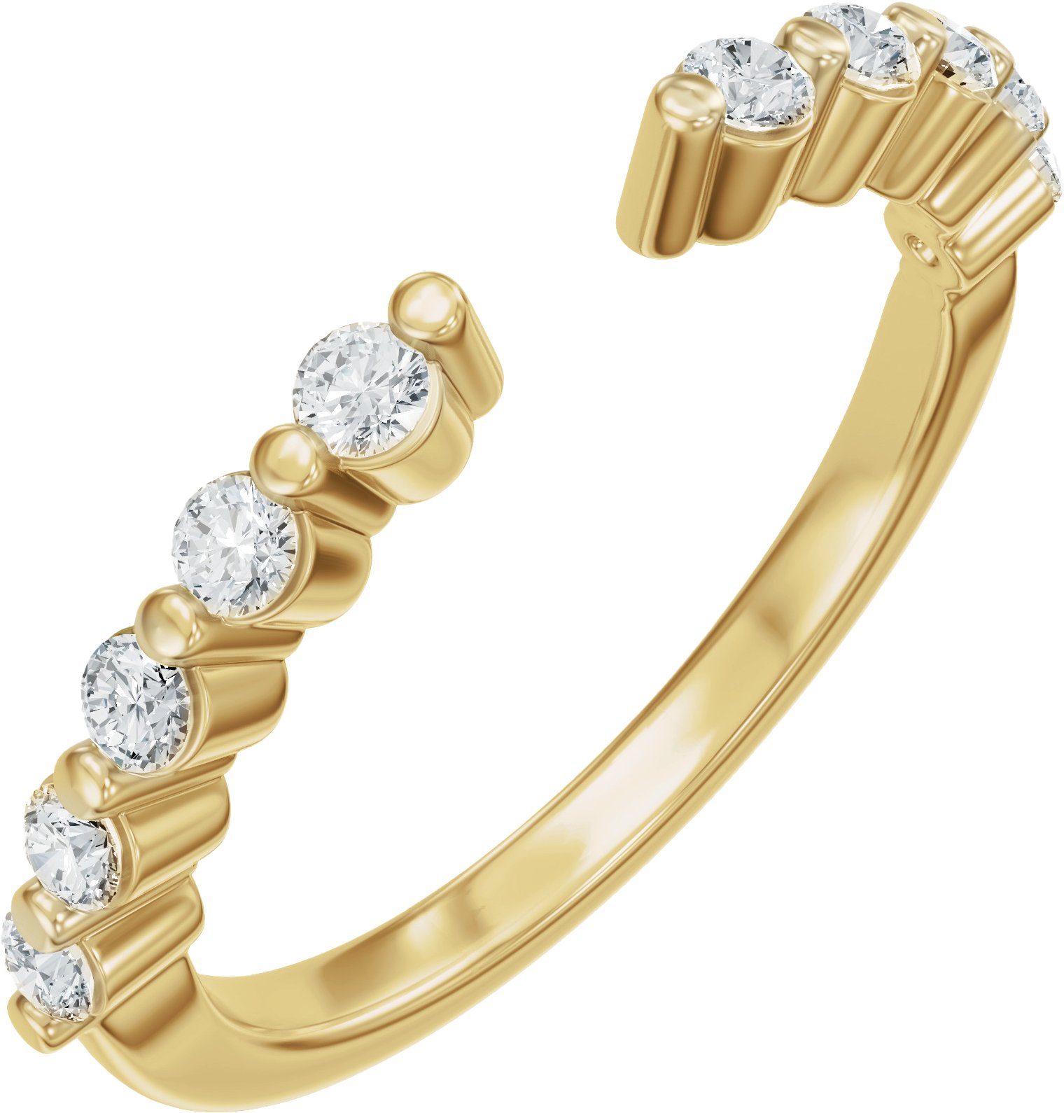 Accented Vintage-Inspired Open Band