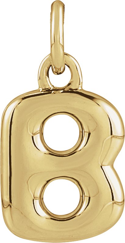 Bubble Initial Necklace or Pendant