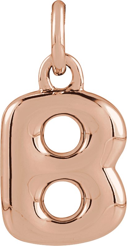 Bubble Initial Necklace or Pendant