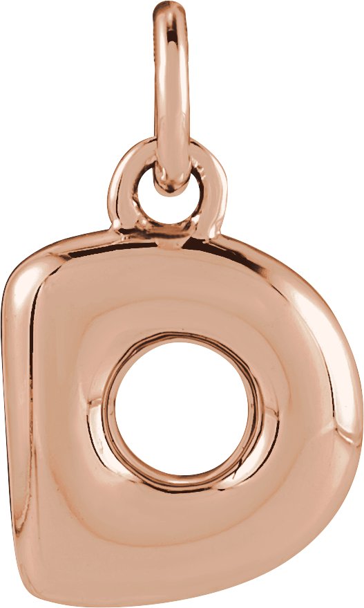 Bubble Initial Necklace or Pendant