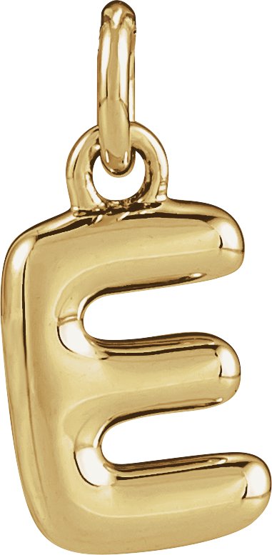 Bubble Initial Necklace or Pendant