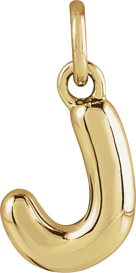 Bubble Initial Necklace or Pendant