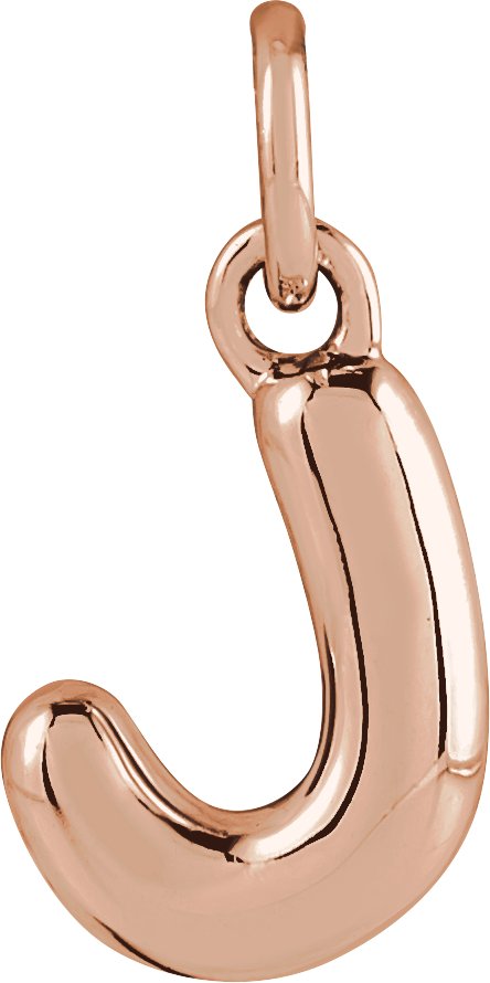 Bubble Initial Necklace or Pendant