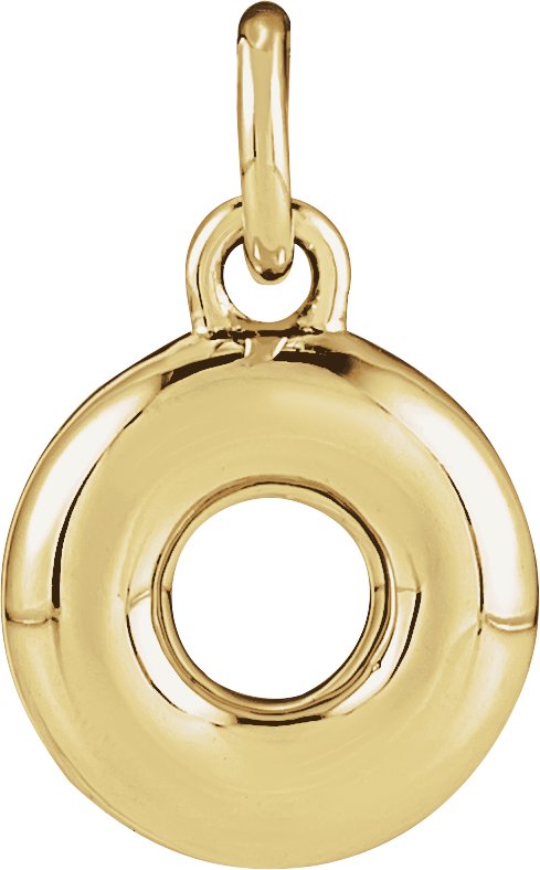 Bubble Initial Necklace or Pendant