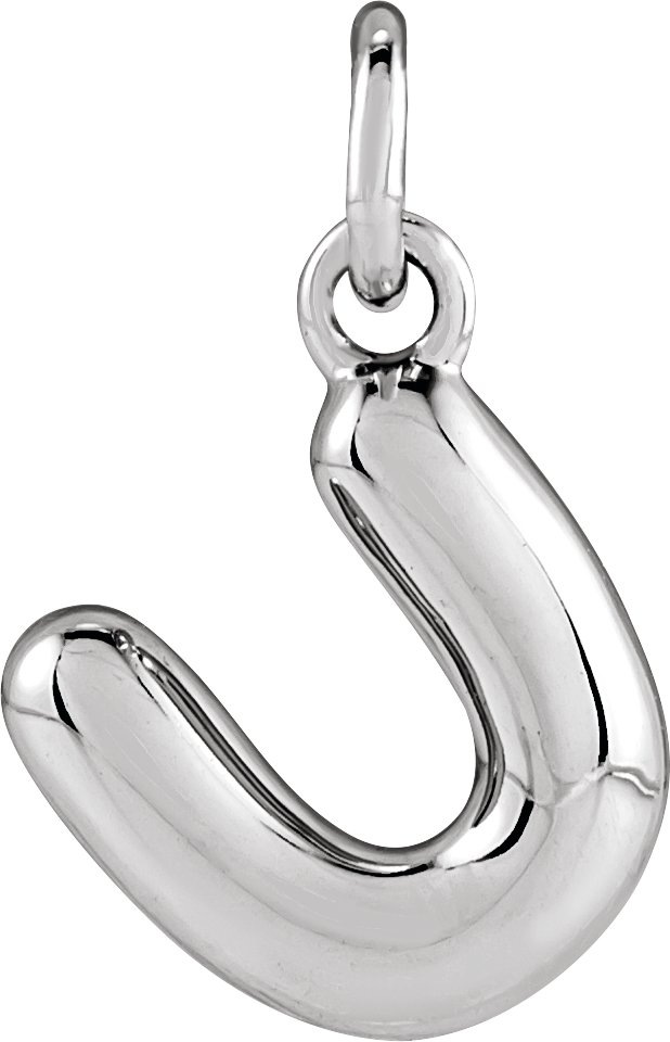 Bubble Initial Necklace or Pendant