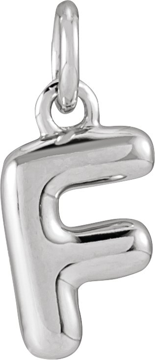 Bubble Initial Necklace or Pendant