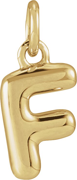 Bubble Initial Necklace or Pendant