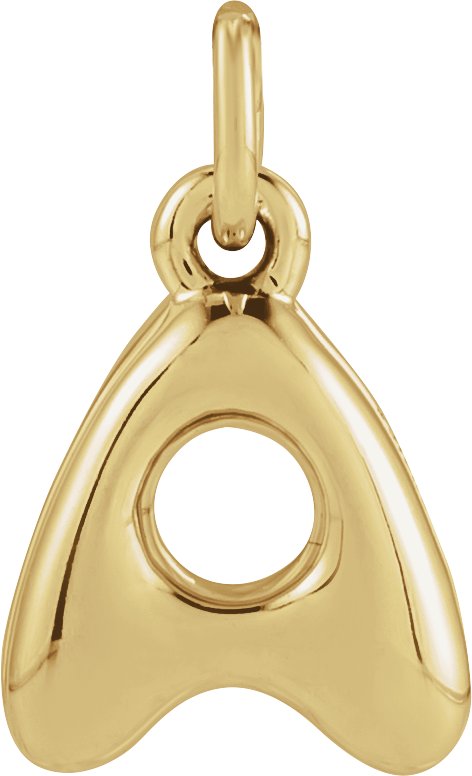 Bubble Initial Necklace or Pendant