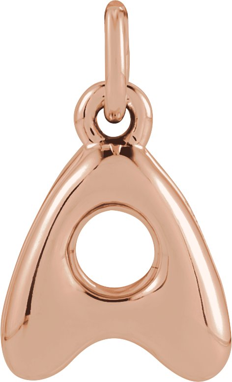 Bubble Initial Necklace or Pendant