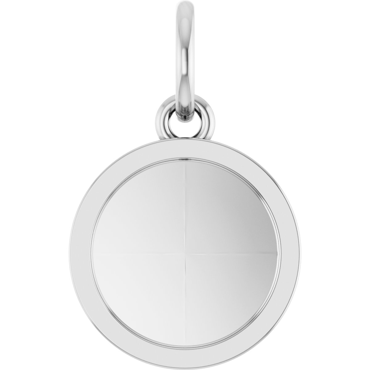 Engravable Round Pendant