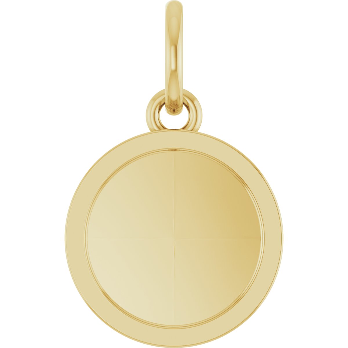 Engravable Round Pendant