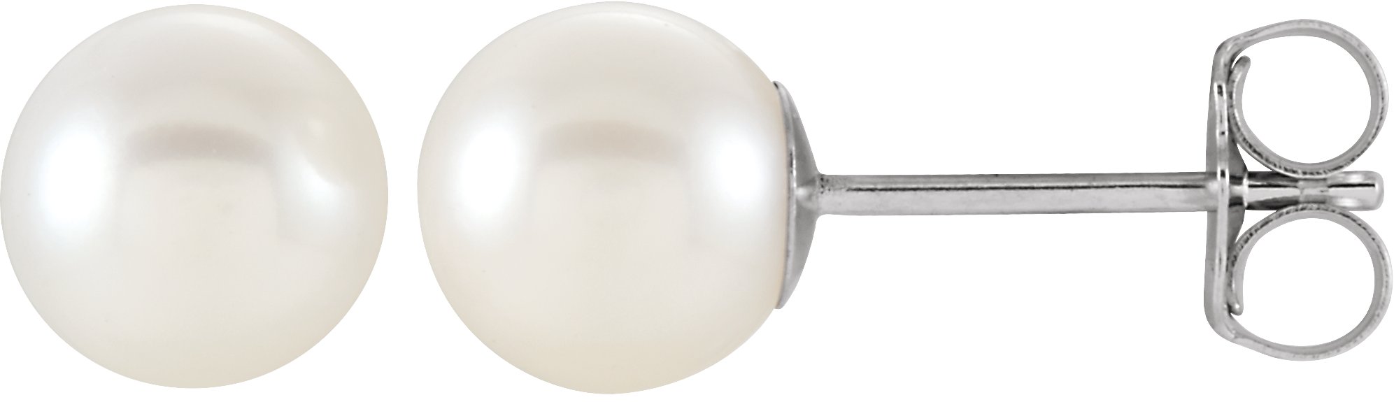 Gemstone Fashion | Freshwater Cultured Pearl Stud Earrings 