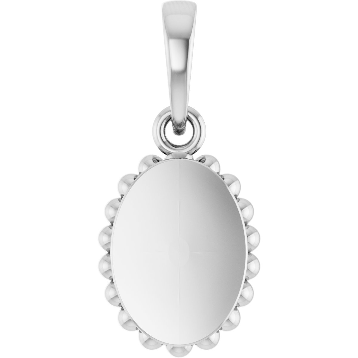 Engravable Vintage-Inspired Pendant