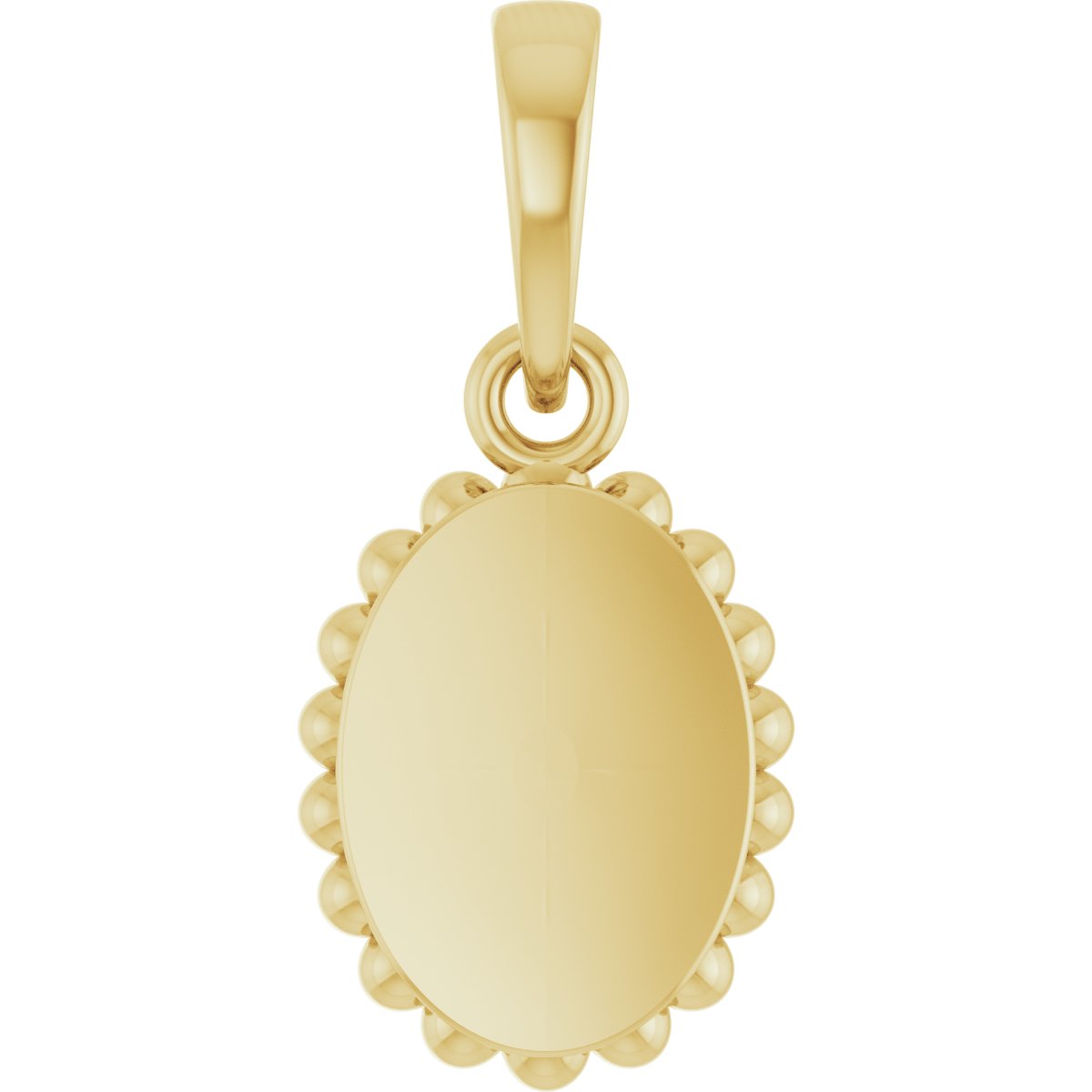 Engravable Vintage-Inspired Pendant