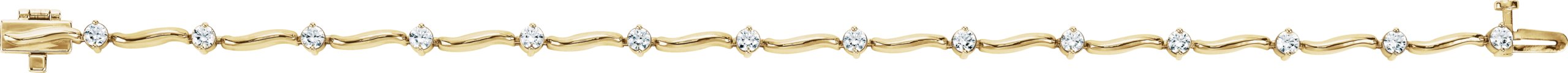 14K Yellow 1 CTW Natural Diamond Line 7