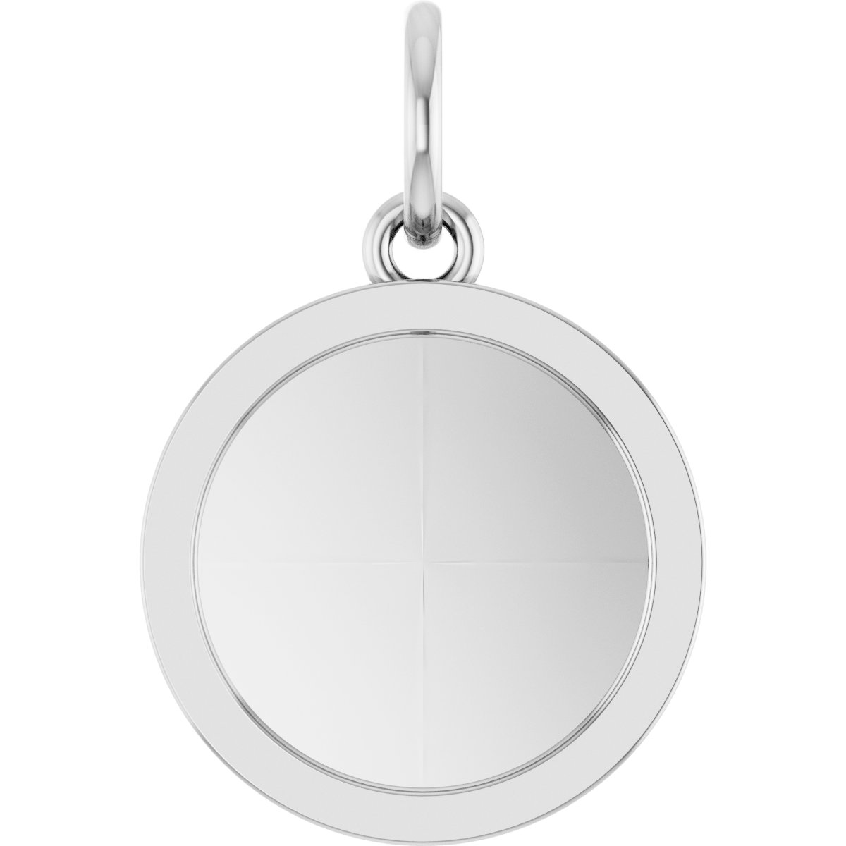 Engravable Round Pendant