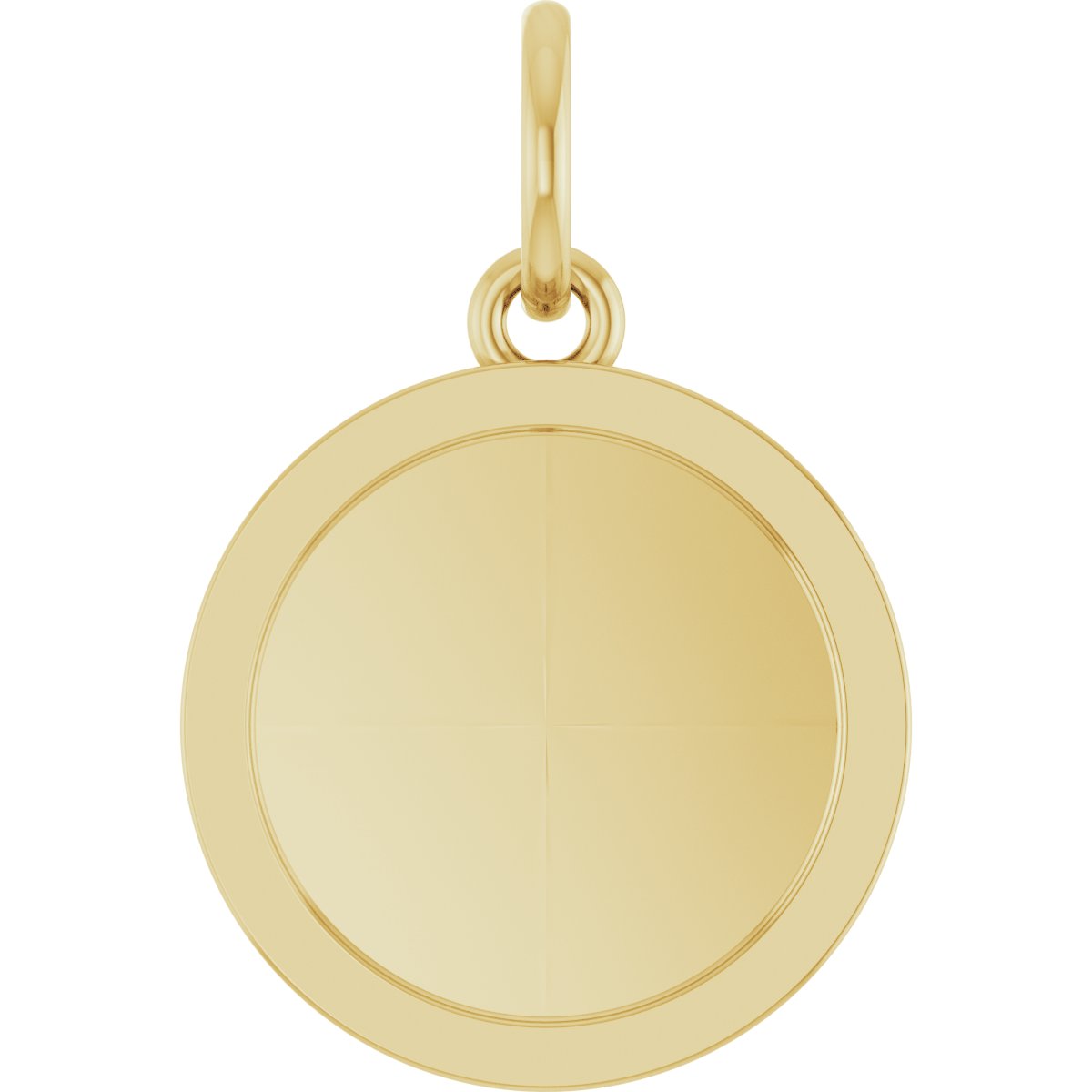 Engravable Round Pendant