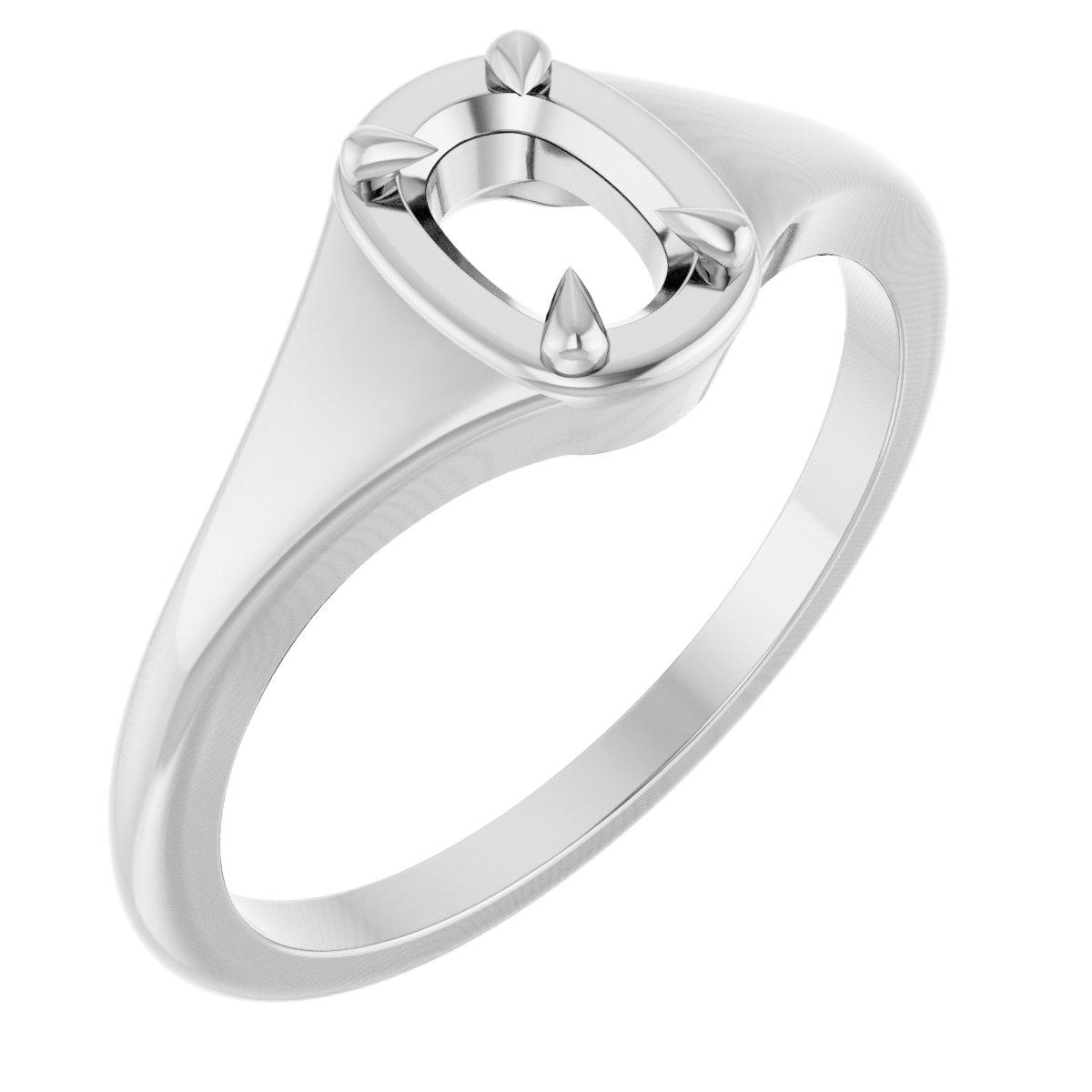 Claw-Prong Solitaire Ring
