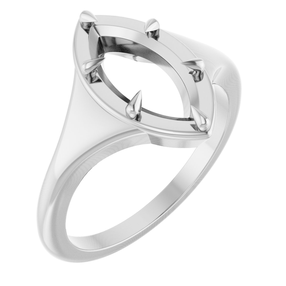 Claw-Prong Solitaire Ring