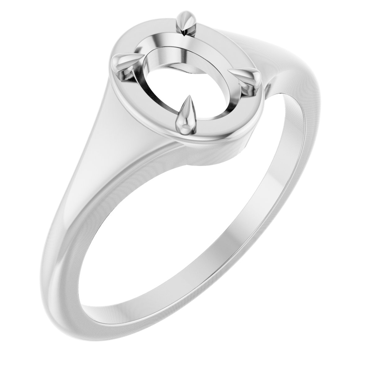Claw-Prong Solitaire Ring