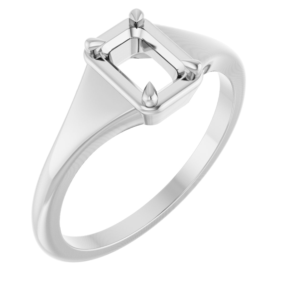 Claw-Prong Solitaire Ring