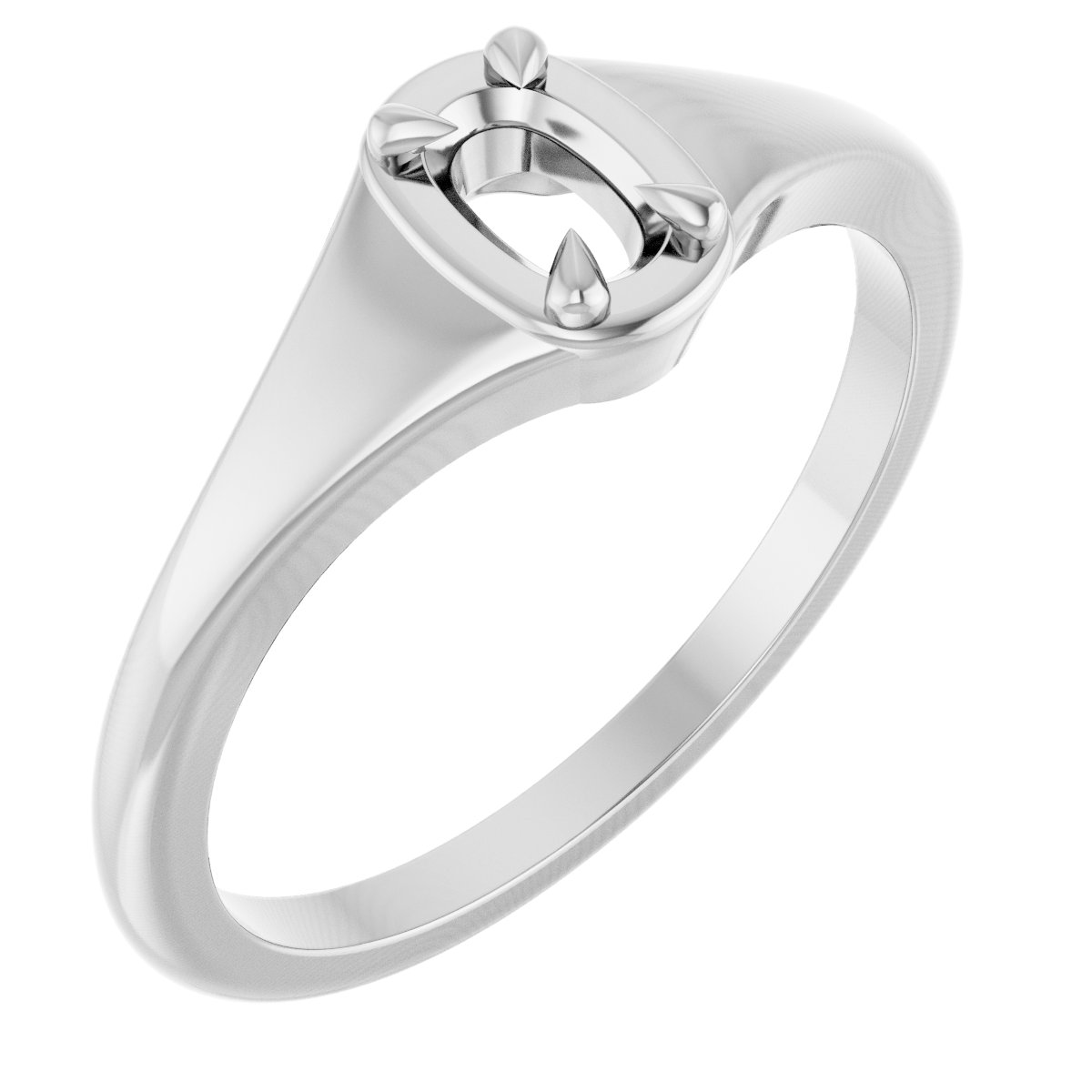 Claw-Prong Solitaire Ring