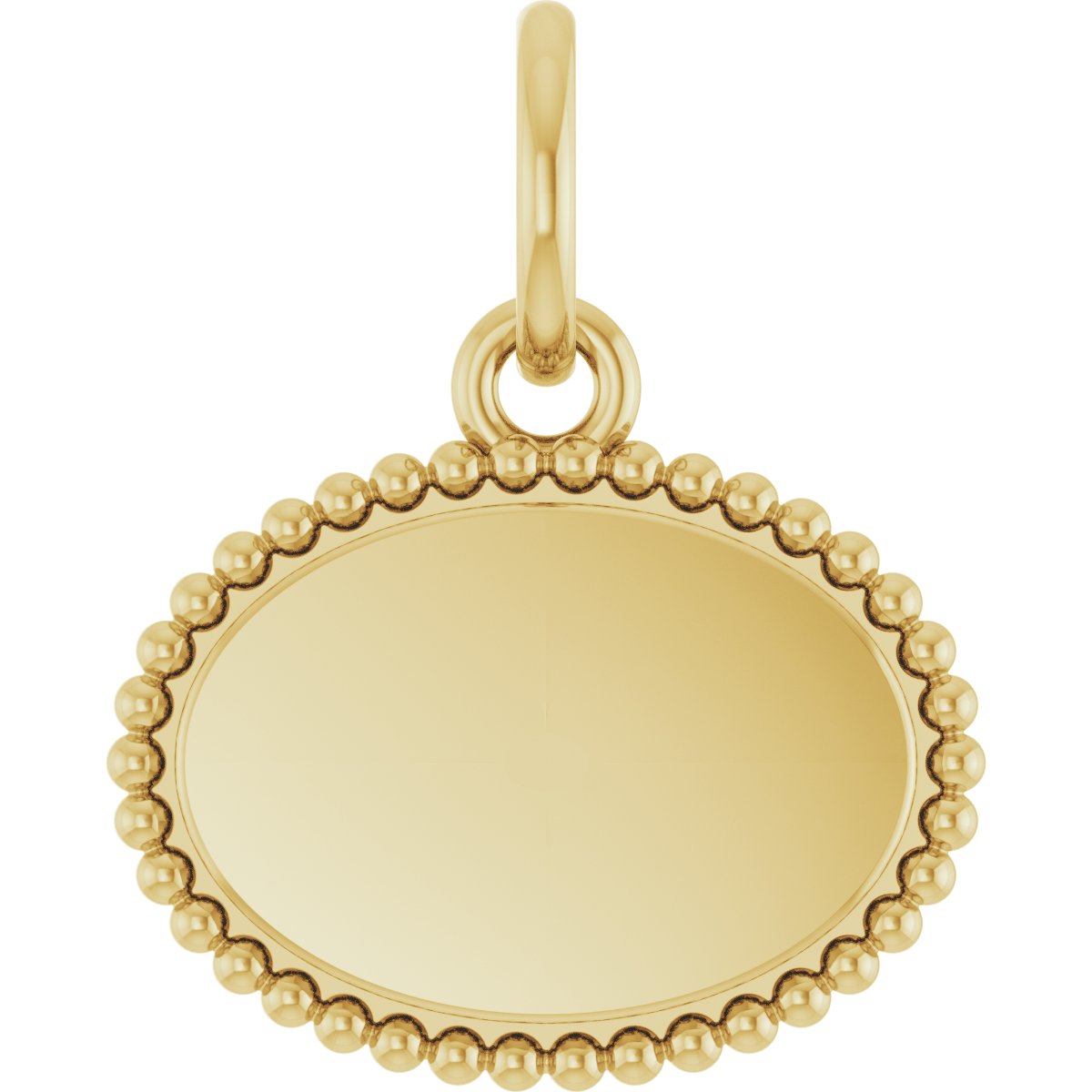Engravable Beaded Necklace or Pendant