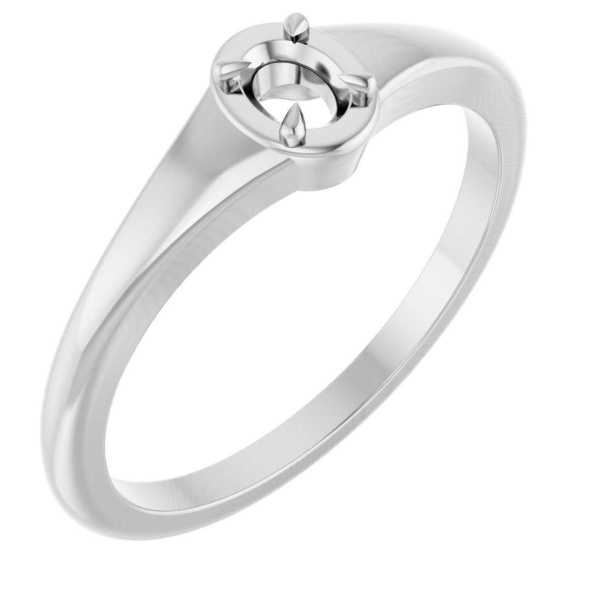 Claw-Prong Solitaire Ring
