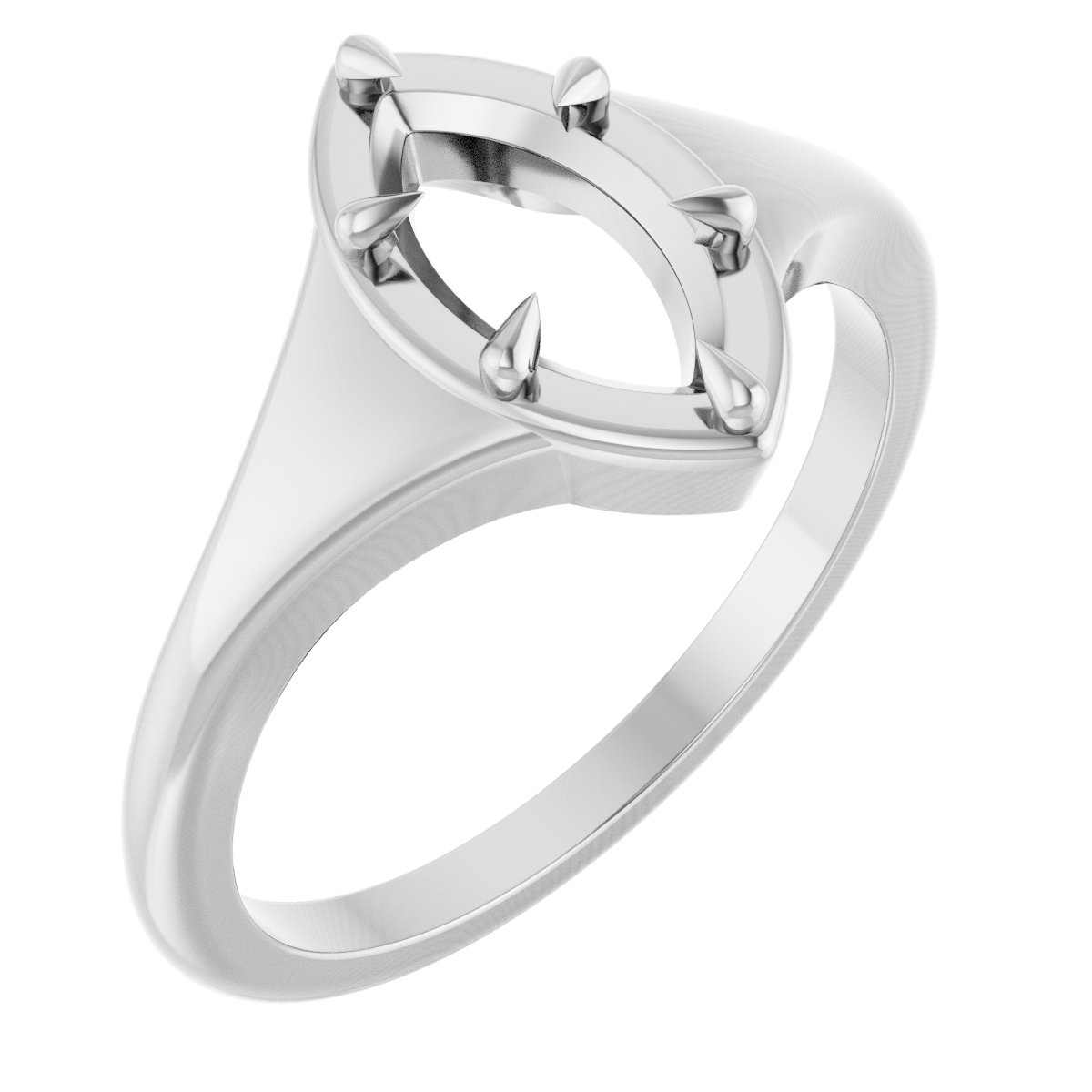 Claw-Prong Solitaire Ring