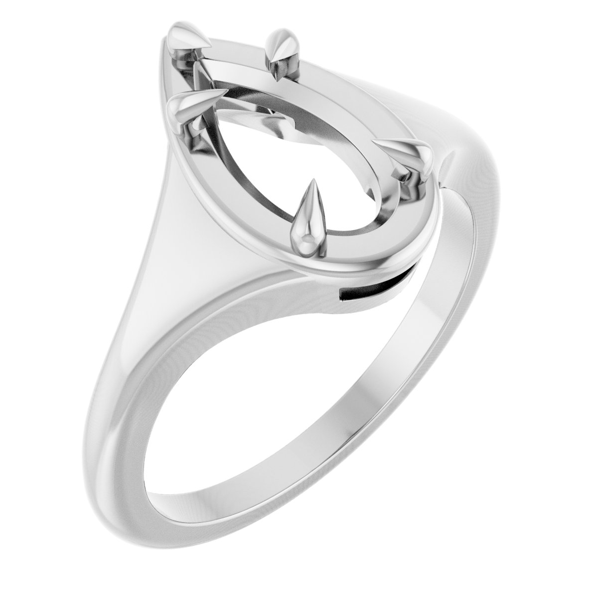 Claw-Prong Solitaire Ring