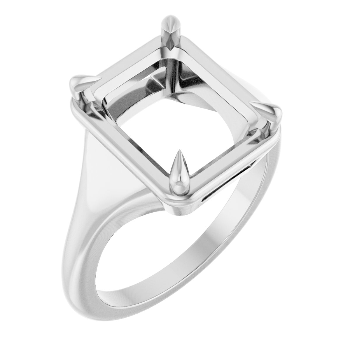 Claw-Prong Solitaire Ring