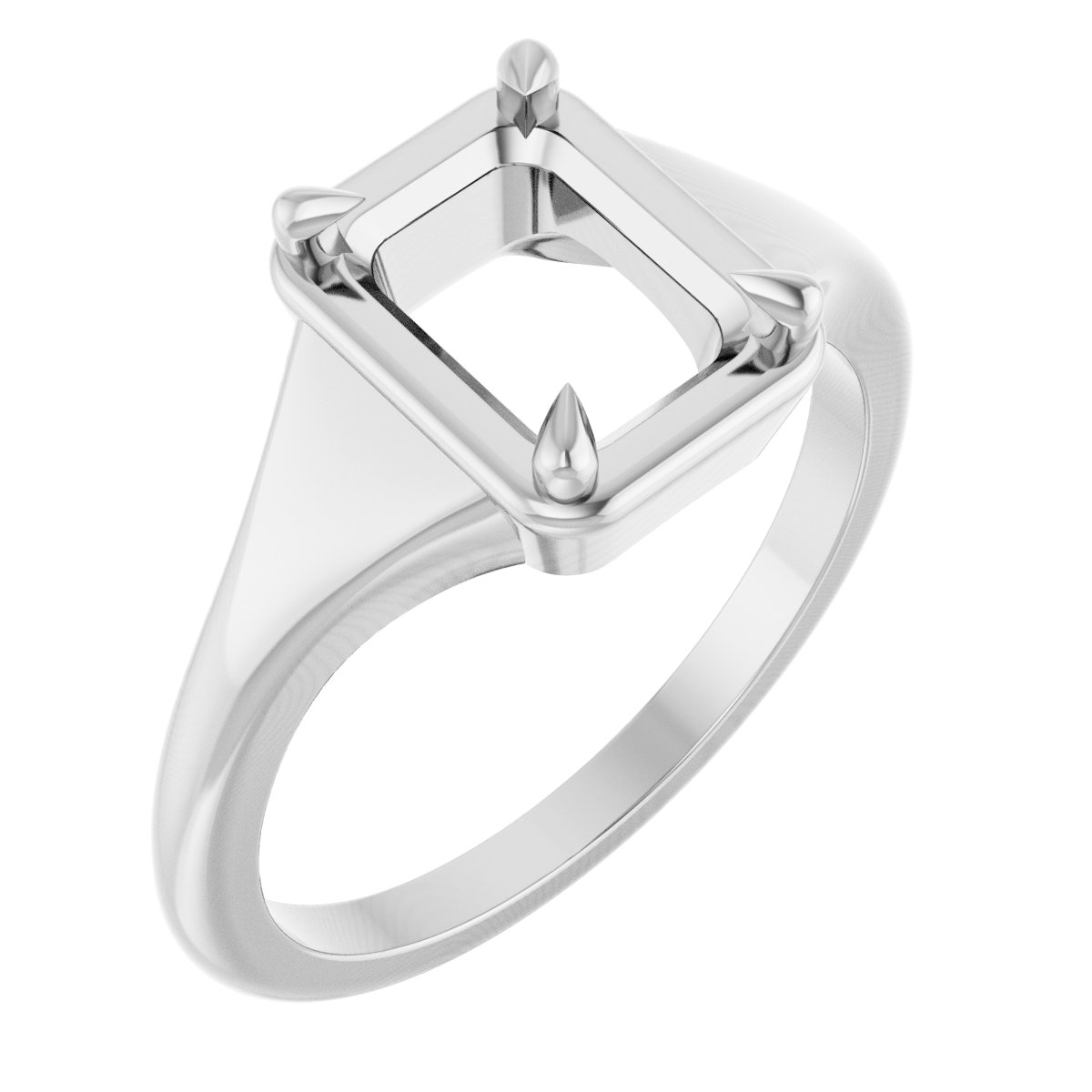 Claw-Prong Solitaire Ring