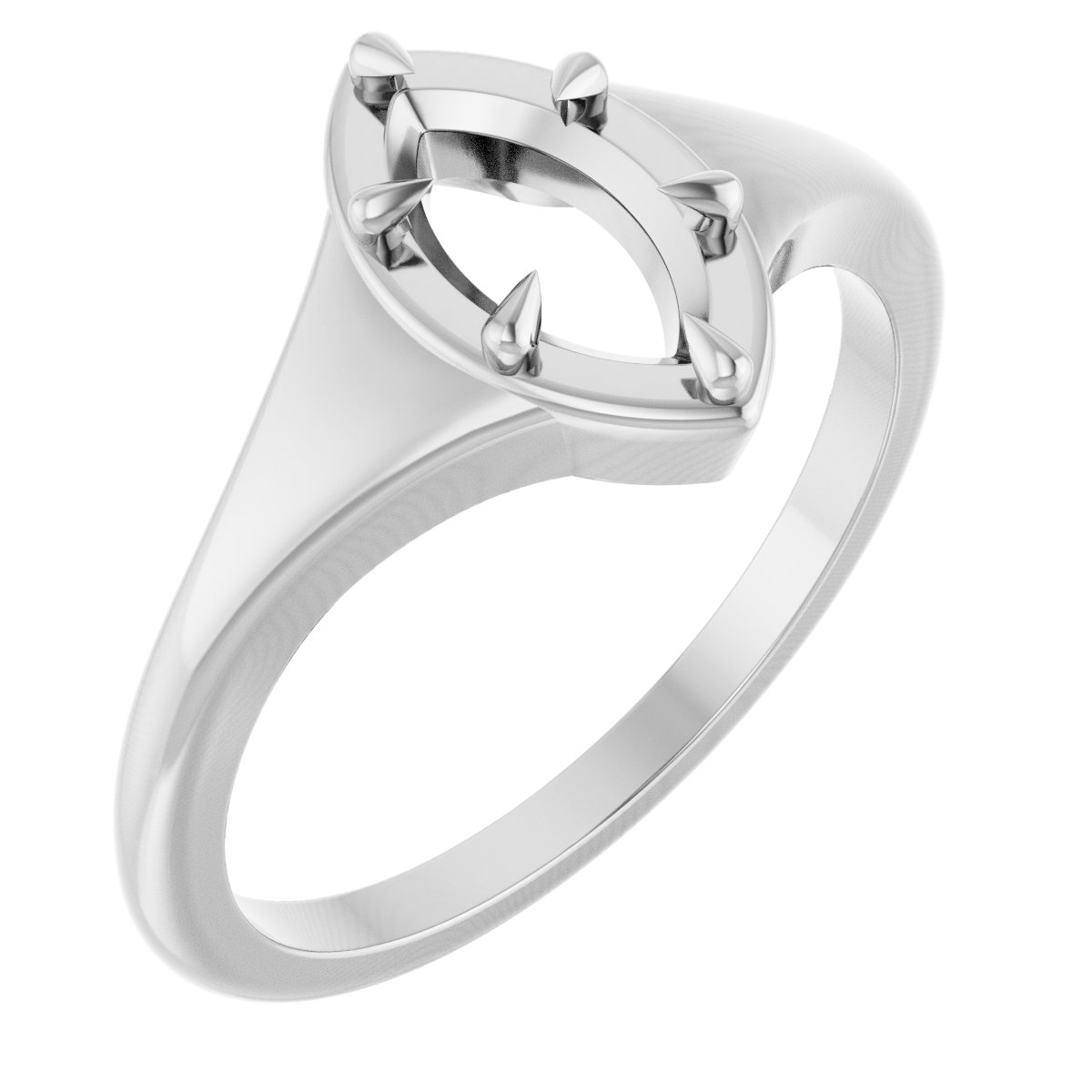 Claw-Prong Solitaire Ring