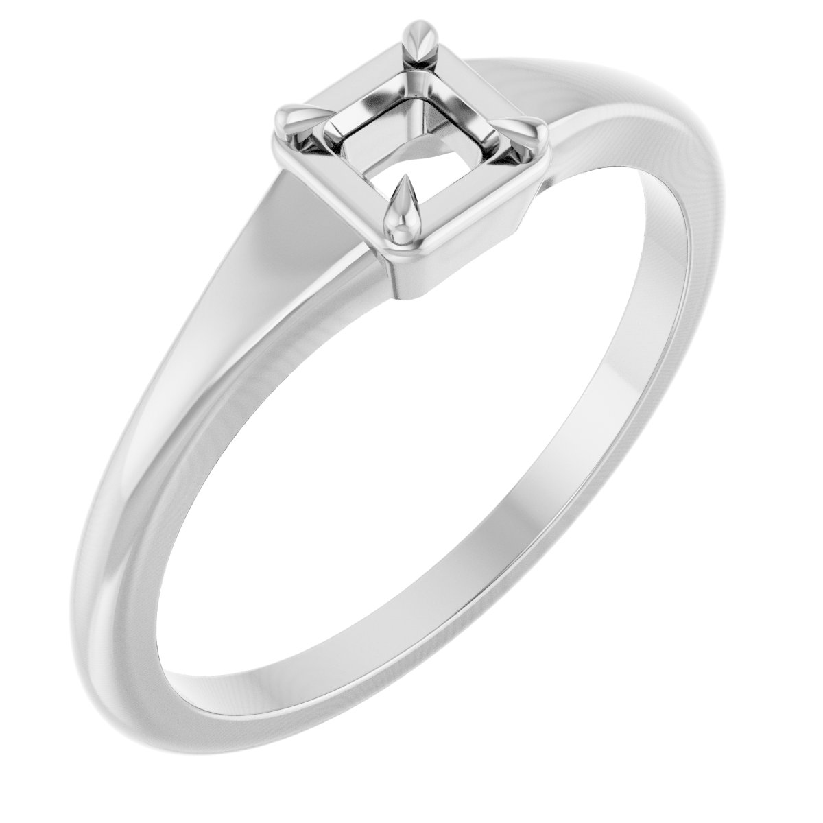 Claw-Prong Solitaire Ring