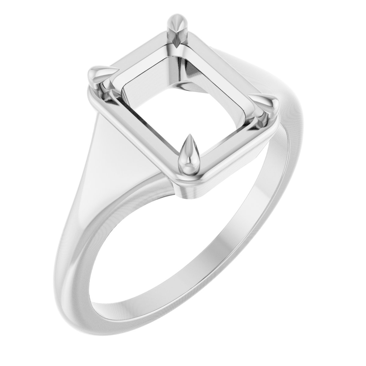 Claw-Prong Solitaire Ring