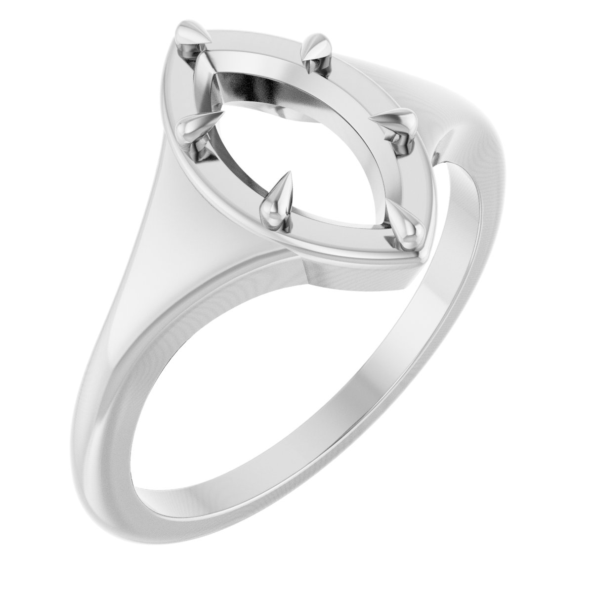 Claw-Prong Solitaire Ring