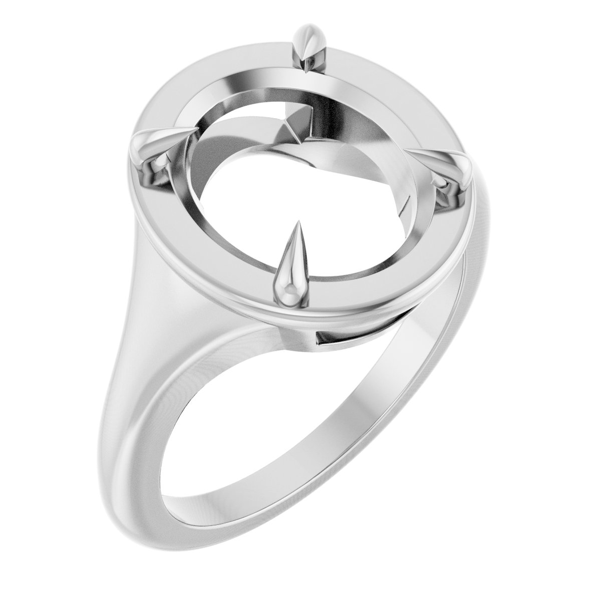 Claw-Prong Solitaire Ring