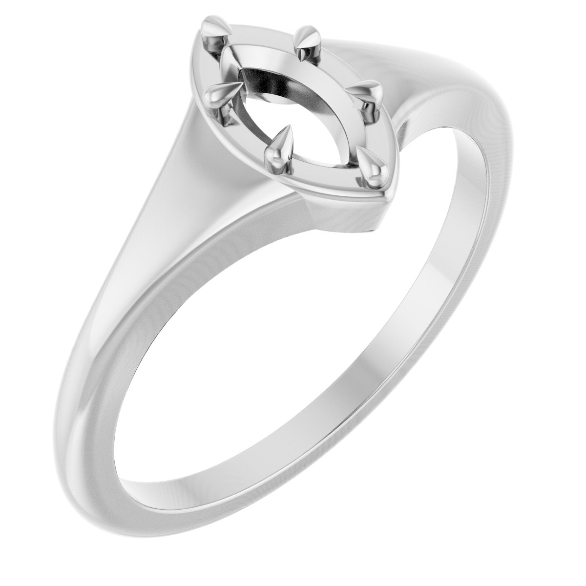 Claw-Prong Solitaire Ring